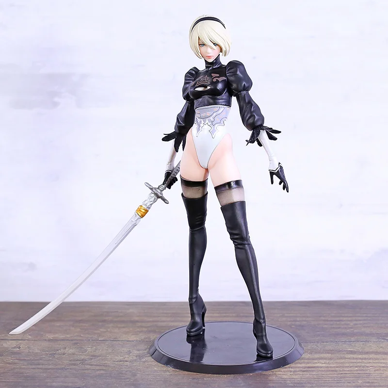 NieR Automata YoRHa № 2 Тип B 2B ПВХ фигурка Коллекционная сексуальная девушка модель