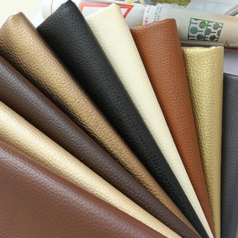 

135x50cm PU leather self adhesive fix subsidies simulation skin back since the sticky rubber patch leather sofa fabrics