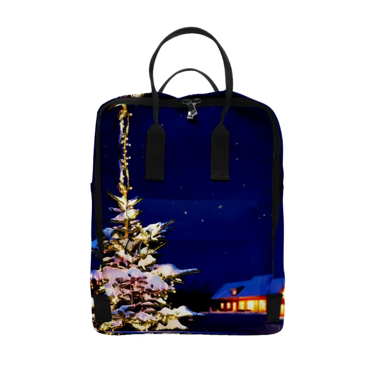 

New Arrival Christmas Backpack Cool 3D Print School Bag Zipper for Women/Men Casual