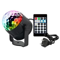 stage light with remote control 15 modes sound activated rotating disco ball party lights strobe light 4w rgb led for party