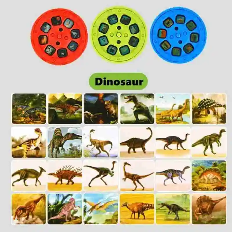 

1PC Children Early Education Flashlight Projector Baby Mini Birthday Sleeping Holiday Story Luminous Lamp Gift Projection K6C2