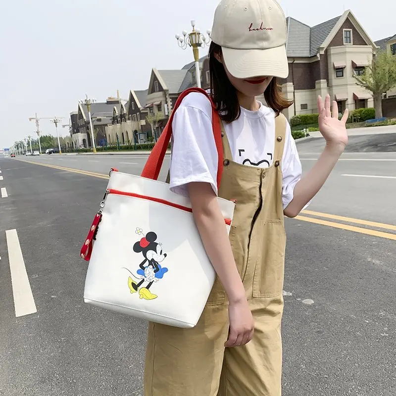 Женский рюкзак с героями Диснея Микки и Минни Маус сумки-мессенджеры через плечо