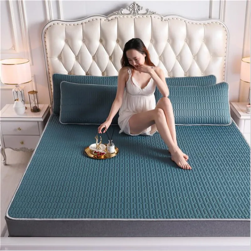 Латексная печать Складная охлаждение летом спальный коврик с подушкой Шамс Queen