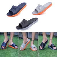high quality eva slides for men slip on breathable lightweight men slippers cool water beach shoes bathroom men shoes plus size