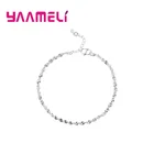 Женский браслет с волнистыми цепочками, оригинальный браслет из стерлингового серебра 925 пробы на годовщину, оптовая продажа