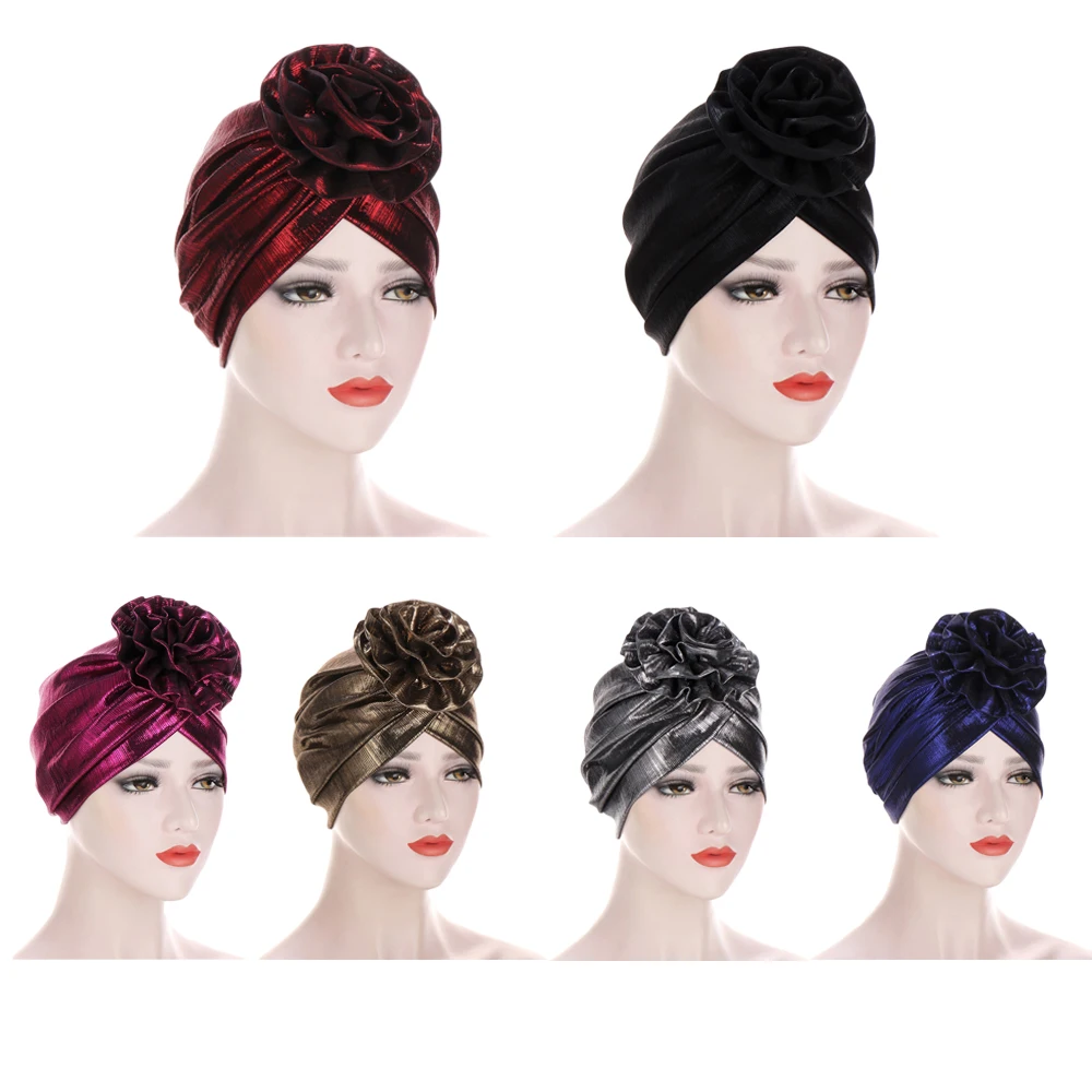 Новые женские хиджабы тюрбан плиссированная Ткань Голова Кепка шапка Женская