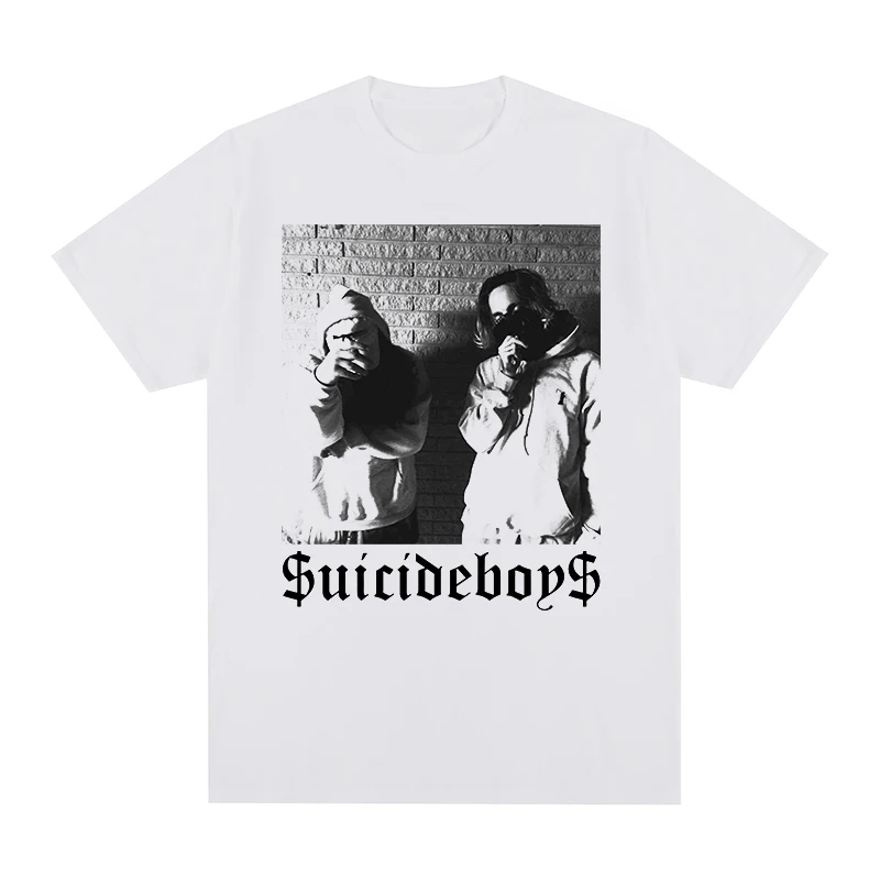 Футболка для мальчиков с парнями из Suicideboys надписью $ uicideboy Классическая крутая