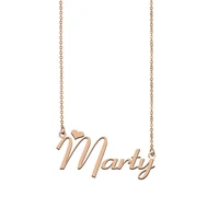 marty name necklace custom name necklace for women girls best friends birthday wedding christmas mother days gift