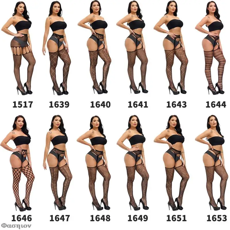 Женские Соблазнительные чулки кружевные мягкие до бедра с мягким верхом +