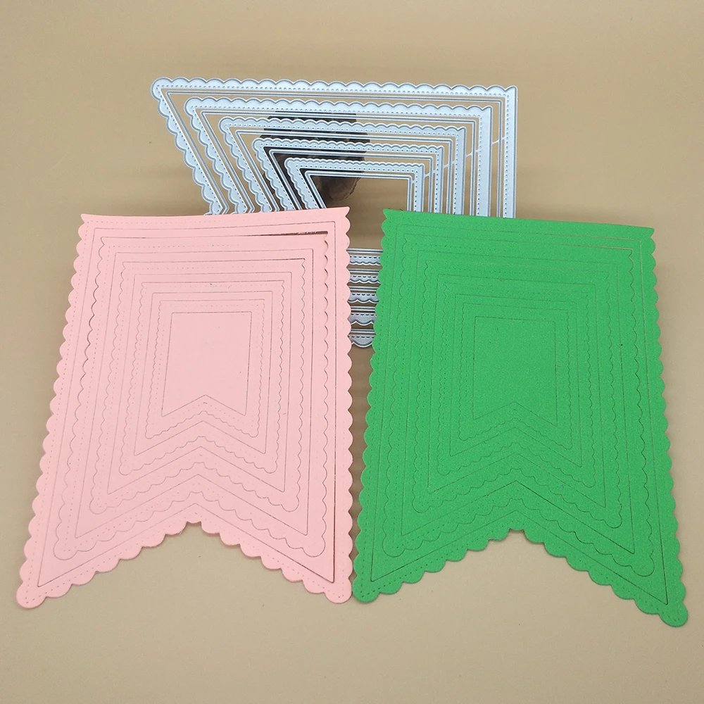 

Новый 5-слойный шаблон в форме флага для оформления фотоальбома