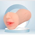 Мужские секс-игрушки, реалистичный глубокий горл, Мужской мастурбатор, 4D силиконовый искусственный вагинальный рот, Анальный, эротический оральный Мужской мастурбатор, реальный