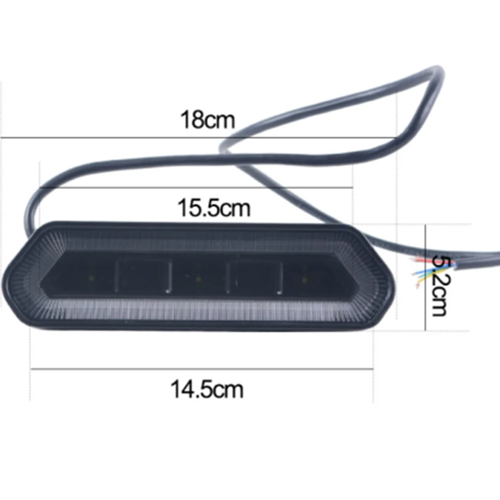 

Red Brake Tail Light chase For Can Am Maverick X3 Commander For Polaris RZR 1000 800 900 XP Ranger