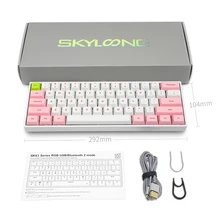 SKYLOONG SK61 Keys Bluetooth Optical Switch Keyboard RGB Backlit Gamer Accessories Type-C Optical Switch Keyboard For Computer