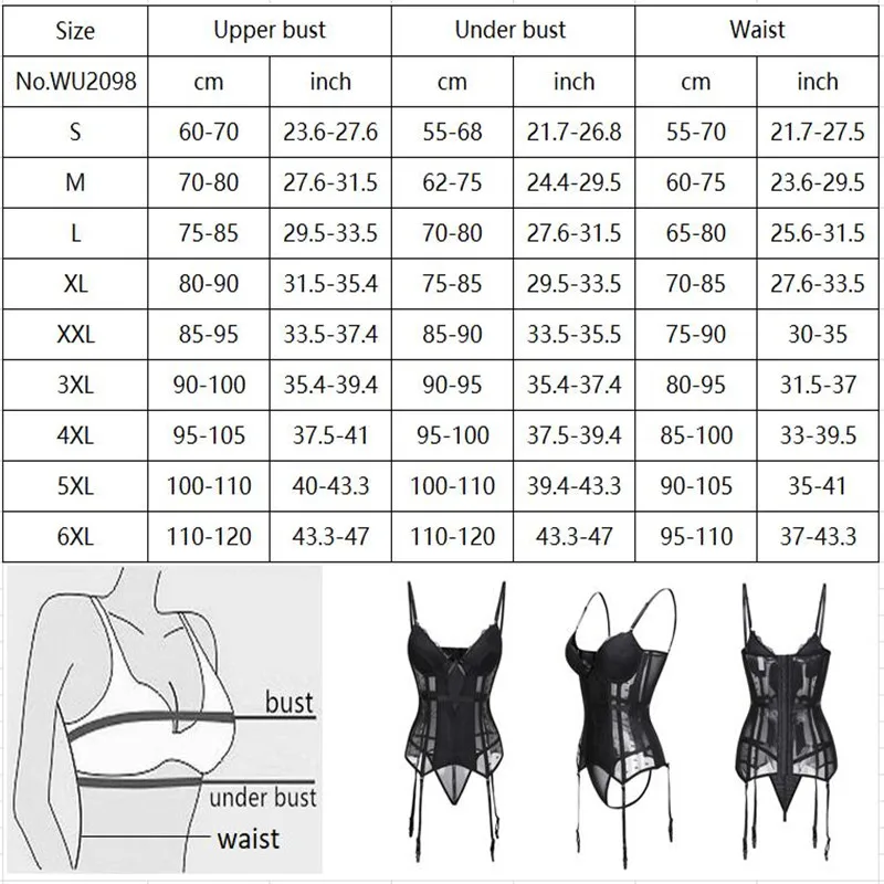 Сексуальное Женское Белье Стимпанк Корсет Топ Бюстье Shaper Underwear Нижнее Сетка