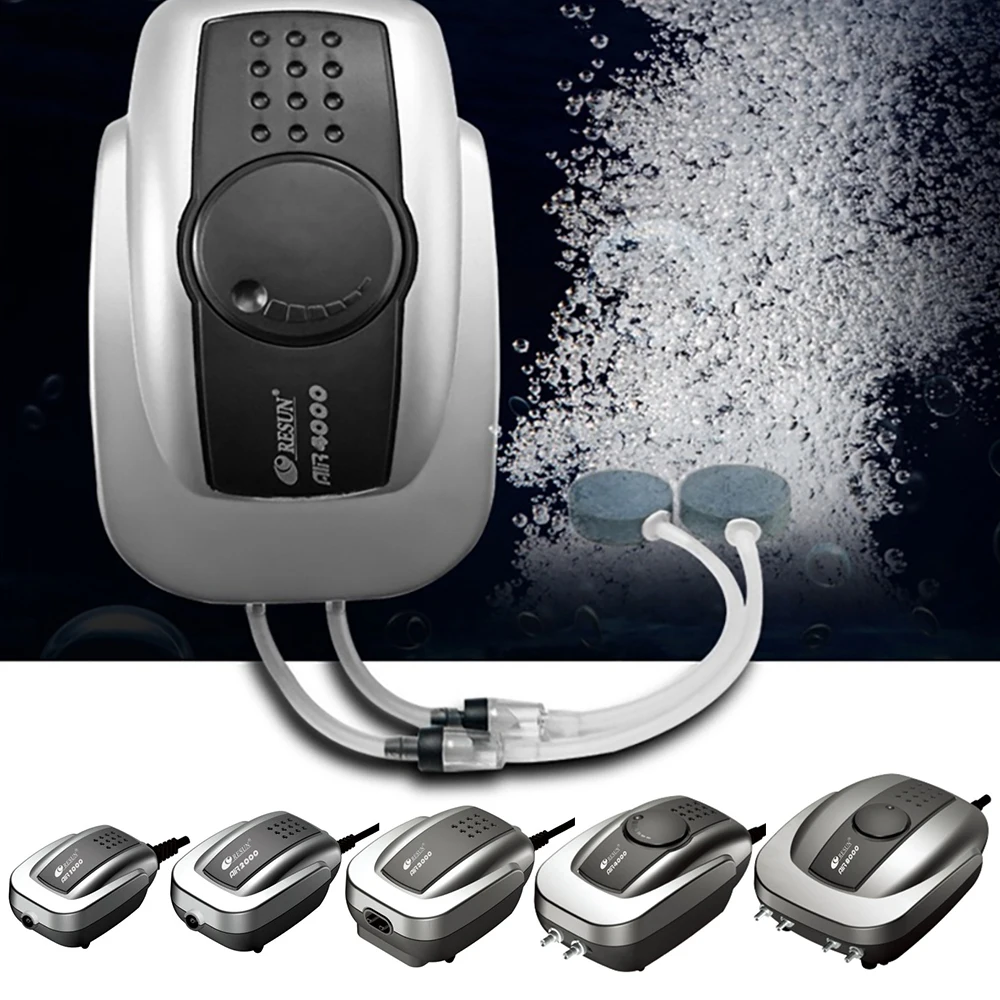 220 В бесшумный кислородный воздушный насос для аквариума аквариум аэратор