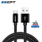 Кабель Micro USB EECPT 3A, кабель для быстрой зарядки и передачи данных для Samsung, Xiaomi Redmi Note 5, Honor, Android, быстрая зарядка 3 м, 2 м