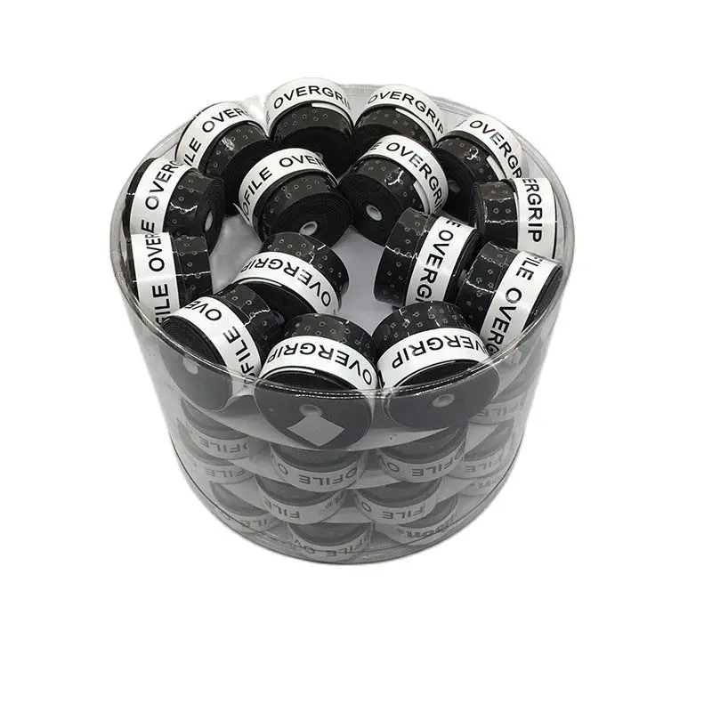 (60 шт./лот) Нескользящая перфорированная Теннисная ракетка Overgrip на ощупь для