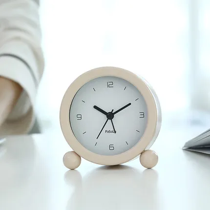 Белый детский Будильник цифровой Спальня ребенка Винтаж будильники со звуковым