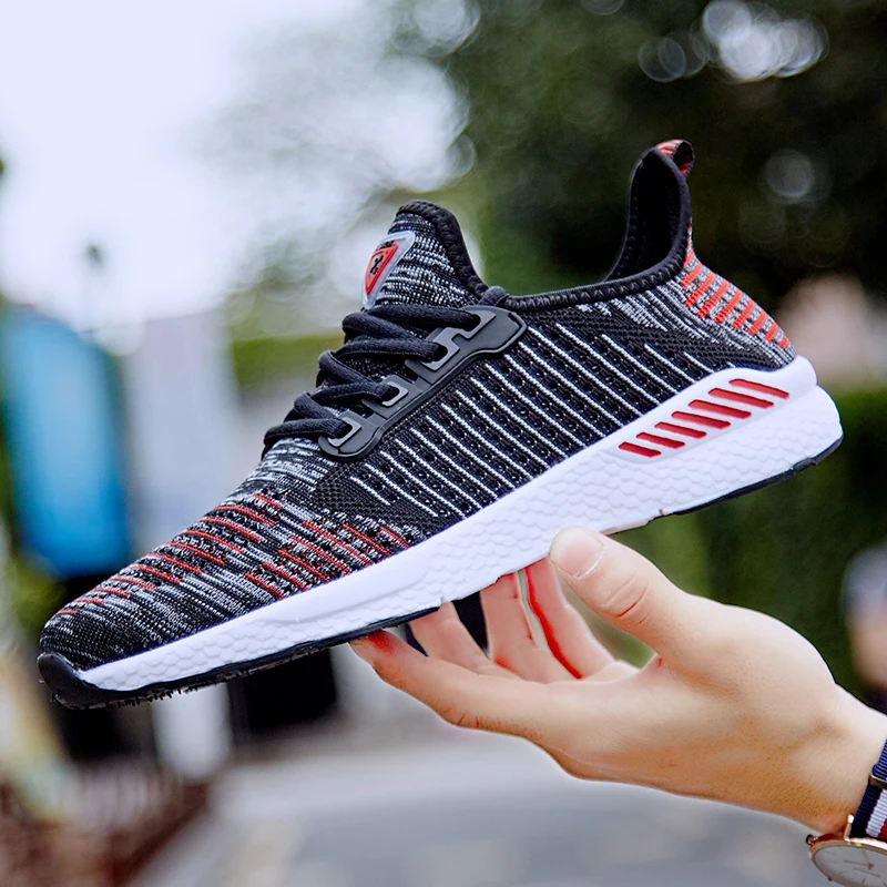2019 autumn breathable sneakers men and women couples mesh running shoes casual travel | Обувь