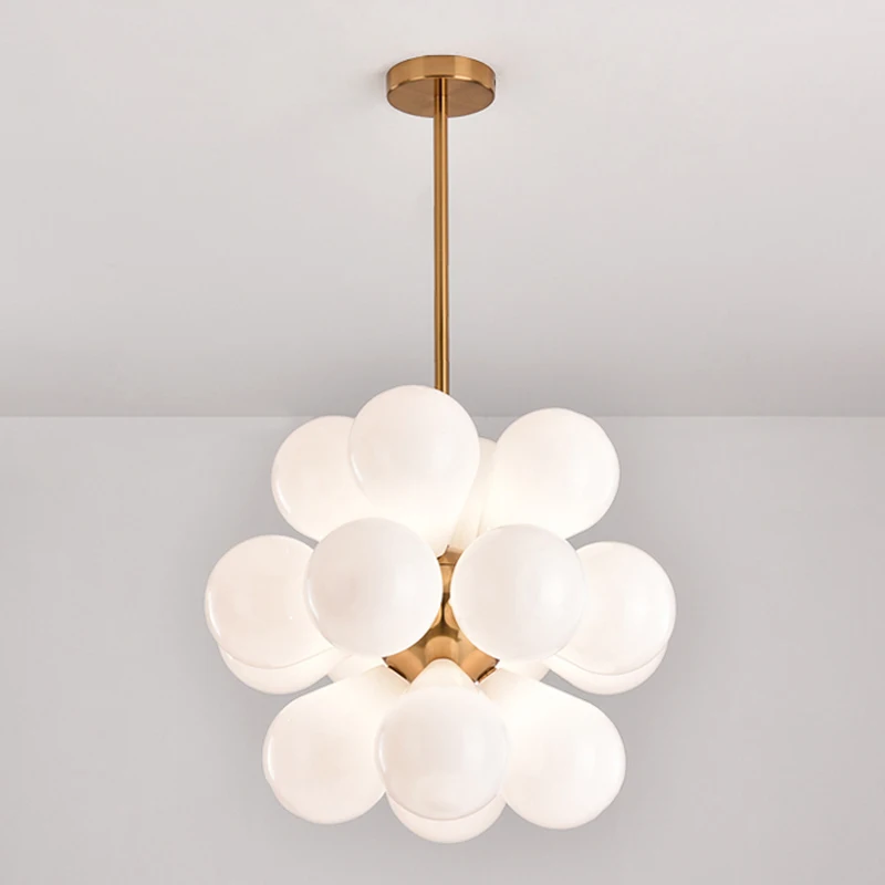 

Modern Glass Ball Led Pendant Lights Art Decor Living Room Led Pendant Chandeliers Lighting Bedroom Hanging Lamp Bar Luminaire