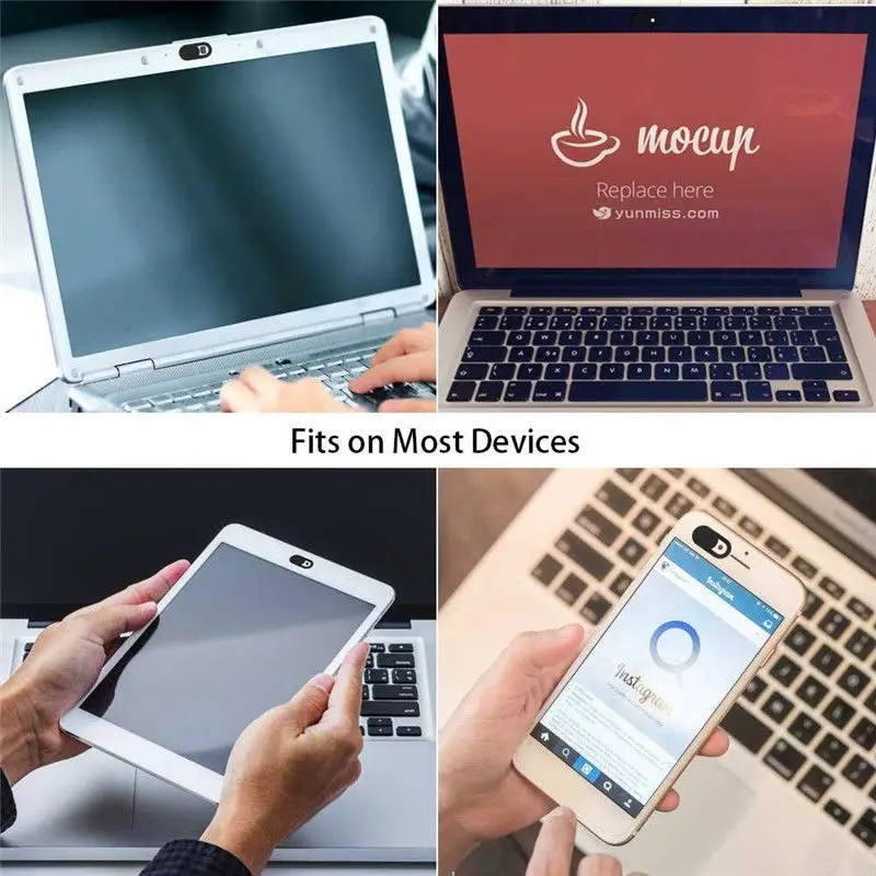 6PCS Universal WebCam Cover Shutter Magnet Slider Plastic Camera for IPhone x PC Laptops Mobile Phone Lens Privacy Sticker | Мобильные