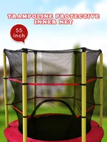 55 in trampoline security net safe protective trampoline durable safety mesh net kid trampoline enclosure net fence replacement