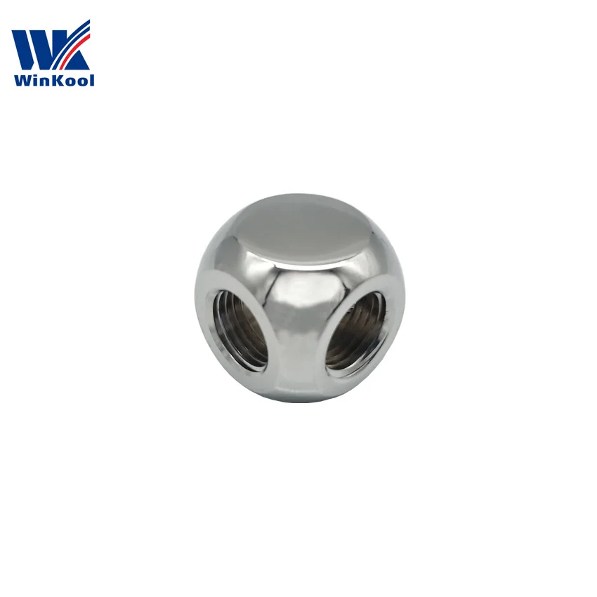 WinKool G1/4 &quot 3 ходовой 4 соединитель тройник фитинги сплиттер для водяного