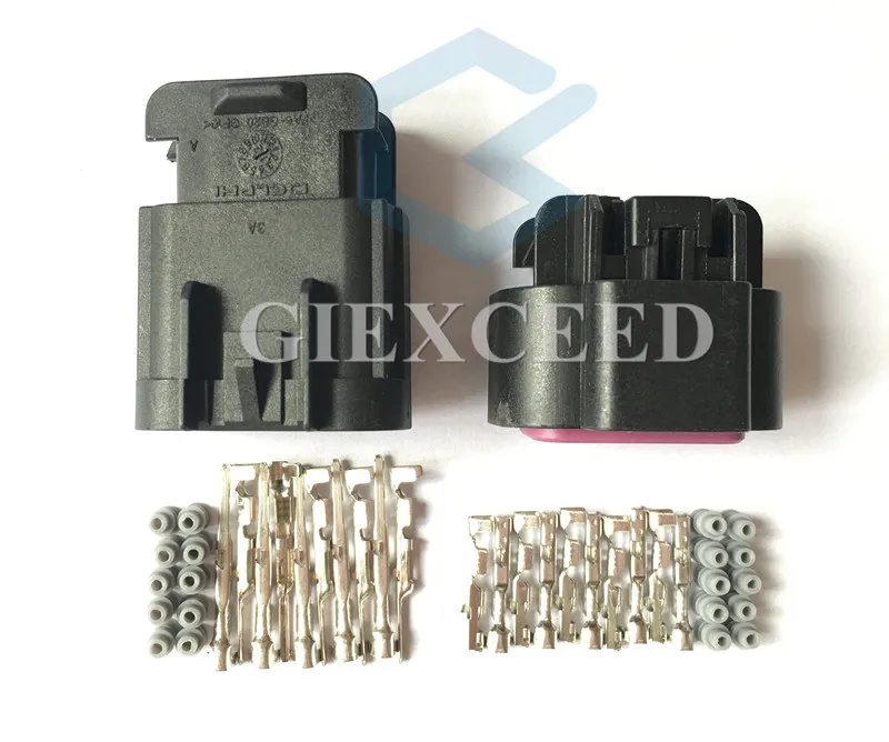 10-контактный разъем EFI для двигателя автомобильный водонепроницаемый масляного