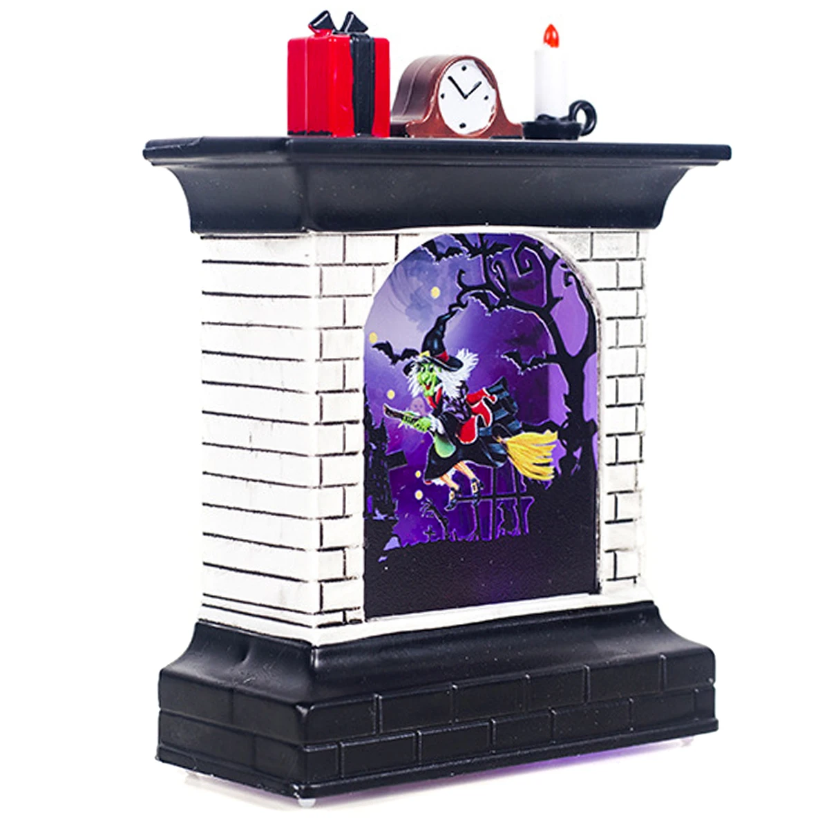 

Светильник для Хэллоуина, камин, светодиодный светильник для Хэллоуина для фестиваля вечерние НКИ, Декор для дома и офиса-ведьма