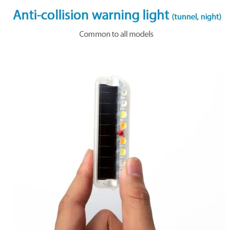 

Waterproof Bicycle Light Motorcycle Light LED Tail Light Solar Charge Mountain Bike Tail Light Safety Warning Bicycle Light