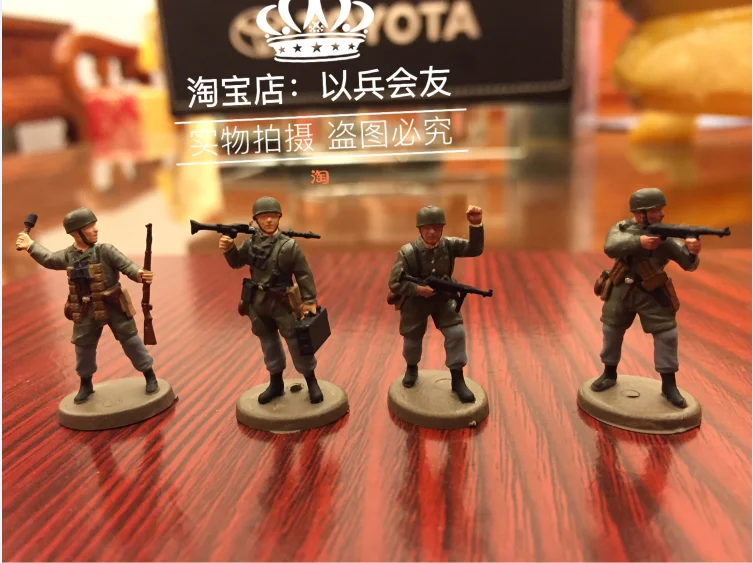 

1:72 Die-cast Resin Model World War II German Paratrooper Resin Model Free Shipping