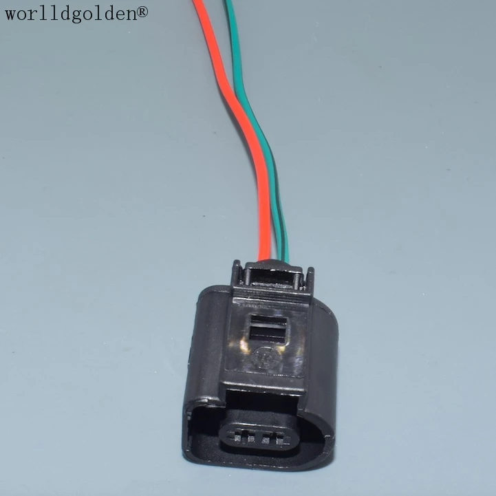

Worldgolden 1J0973702 Electrical Harness 2 Pin Connector Plug Wiring for VW /Audi A4 A6 A8 Q5 Q7 2004-2009 1J0 973 702