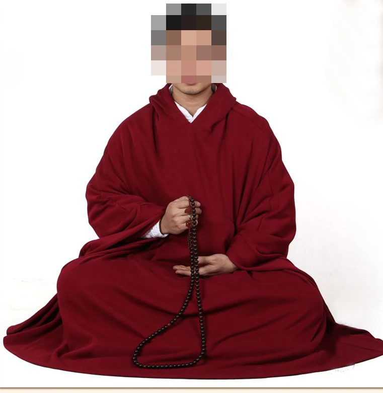 Плащ унисекс осенне зимний для медитации костюмы буддистских монахов шаолин