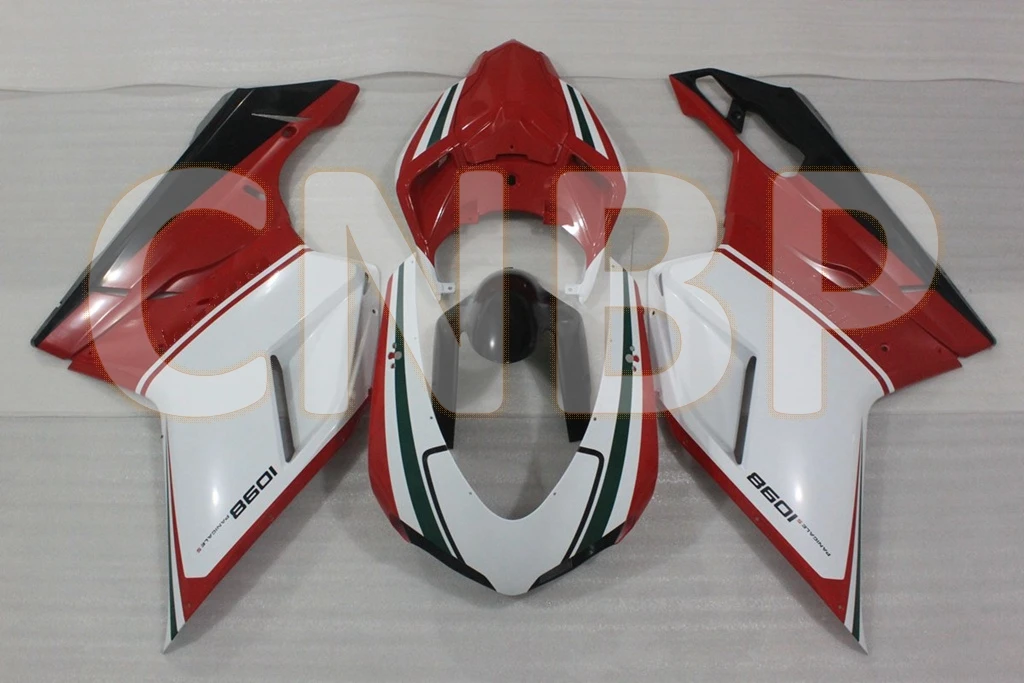 848 2007 - 2011 наборы корпуса для DUCATI 1098 2009 белый красный черный обтекатель мотоцикла