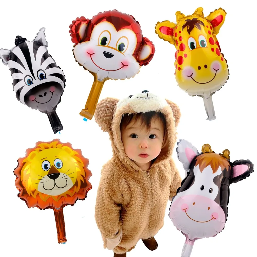 10 шт. воздушные шары из алюминиевой фольги в виде животных|Воздушные и