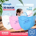 Elough 3D Защитная маска kn95, маска для лица против пыли FFP2 CE, Нетканая маска, 4-слойная тушь для ресниц