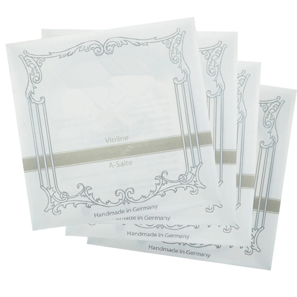 Cordas de Violino Cordas de Aço Violine e – a – Completo para 4 Alta Qualidade Alemanha Barra Cinza Cromado Conjunto 4 d g p –