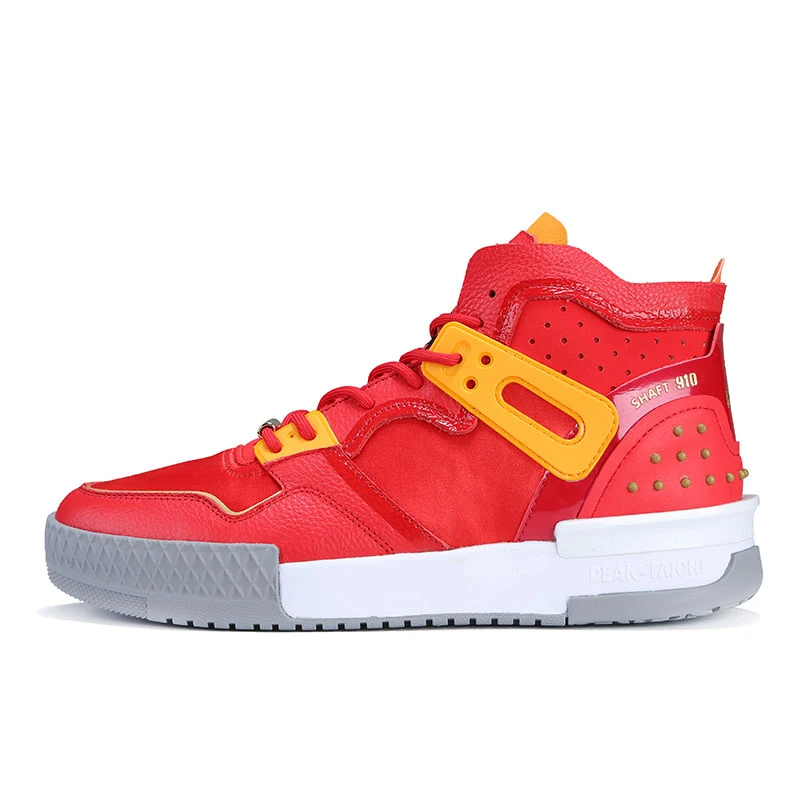 

Peak men's autumn new high top board shoes trend national style casual shoes sports shoes men's board shoes
