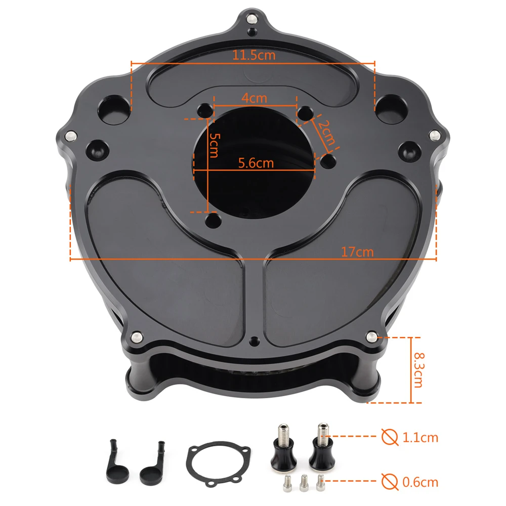 Система впускного фильтра для мотоциклетного воздухоочистителя Harley Sporter XL 2007-2017