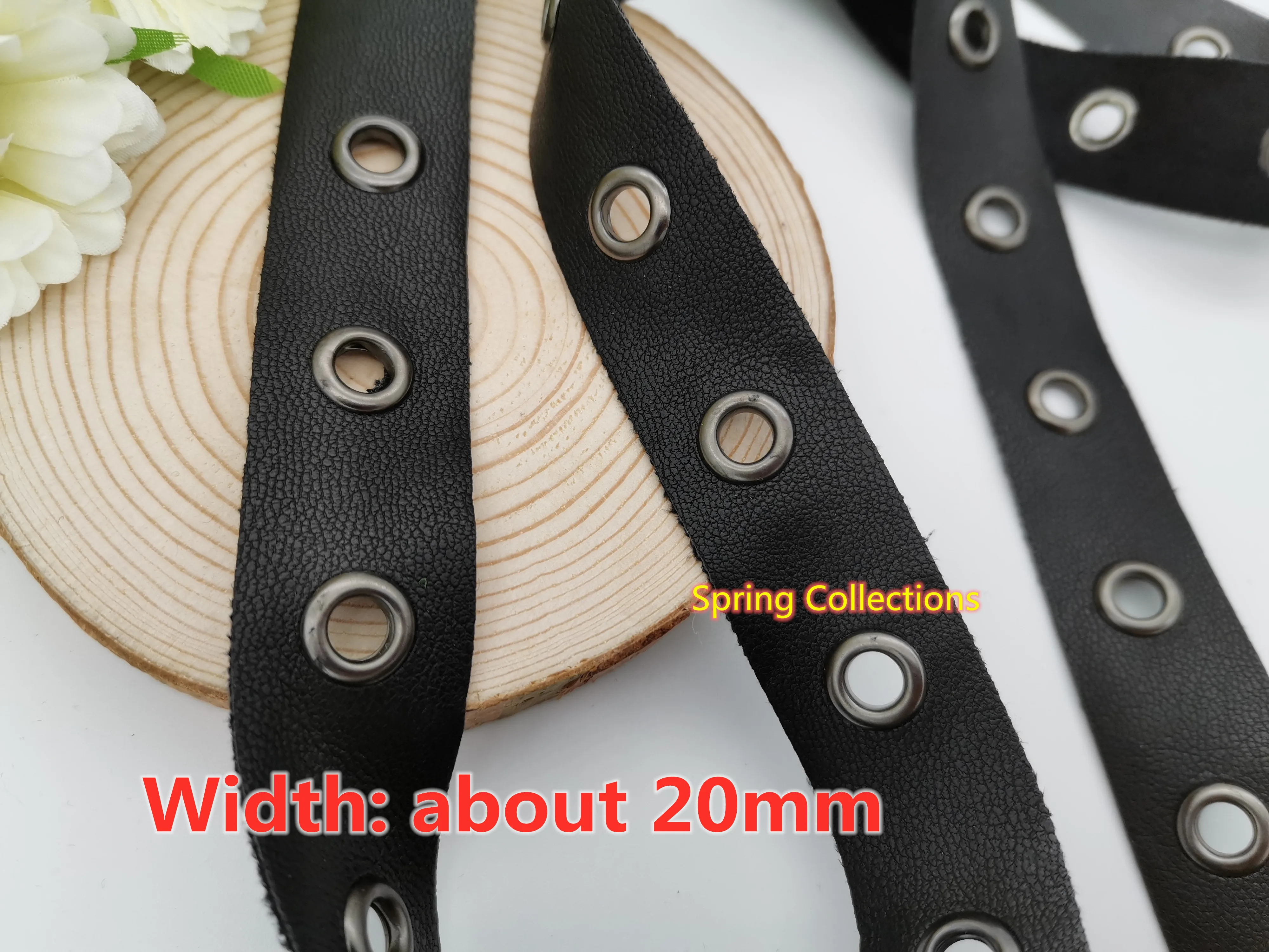 2 ярда/партия Ширина 20 мм искусственная ткань с петельками для одежды лента