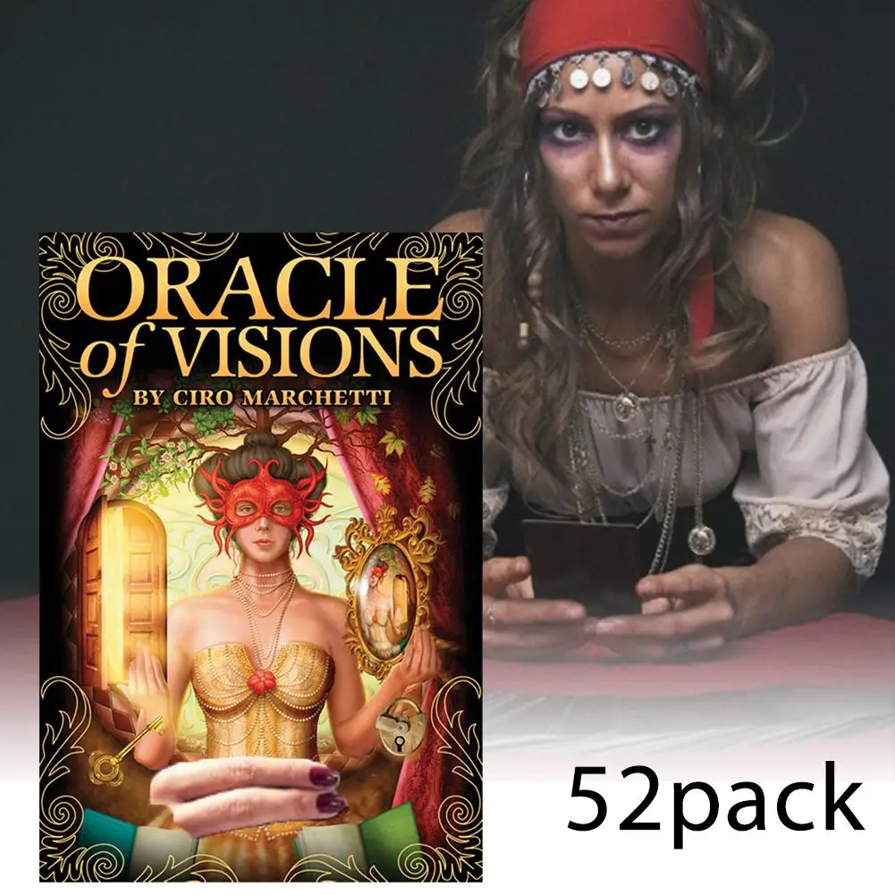 52 листа Oracle карты видения Таро палубная карта настольная игра жизнь прототип для