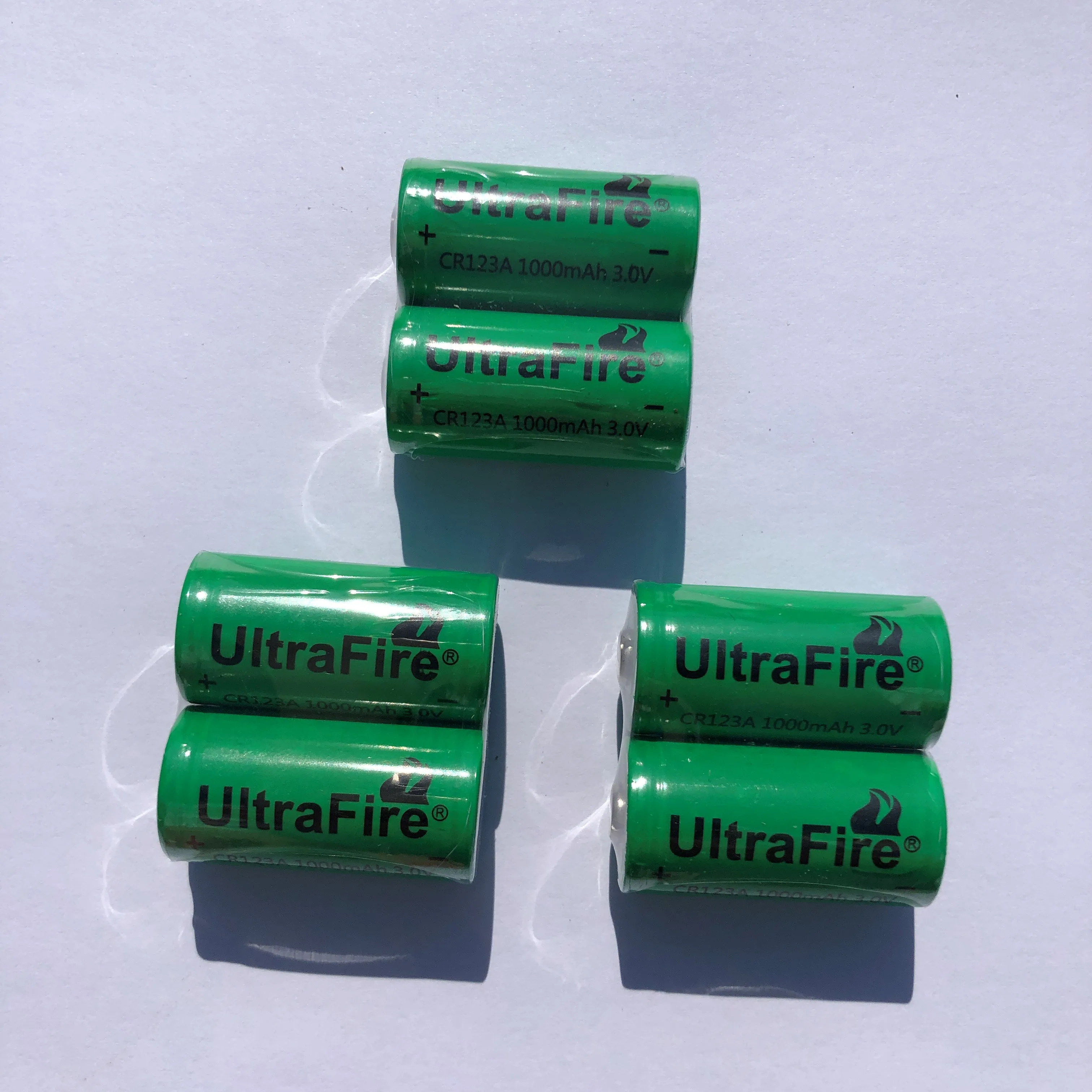

2-20 шт. Новая аккумуляторная батарея 3V CR123A 16340 1000mah, цифровая камера, создана фотография