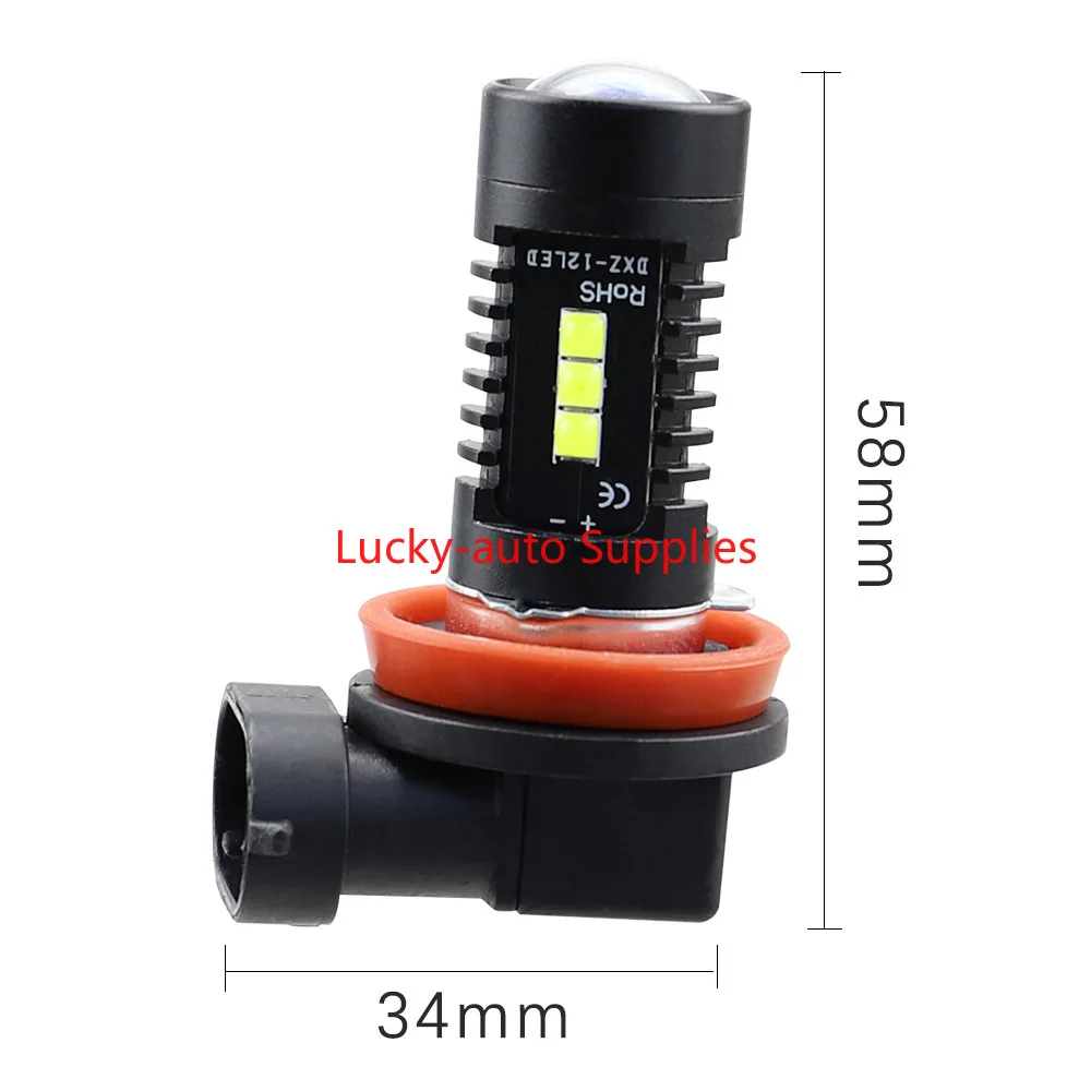 Новый Специальный автомобильный светильник H8/H9/H11 CREE 12 светодиодный 60 Вт