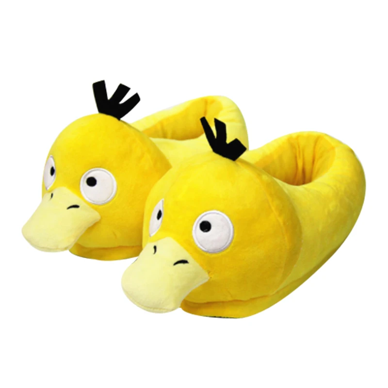 Мягкая Плюшевая обувь 28 см; Psyduck Snorlax Gengar Mudkip Eevee Sylveon Umbreon; Домашние зимние теплые модные тапочки; подарок