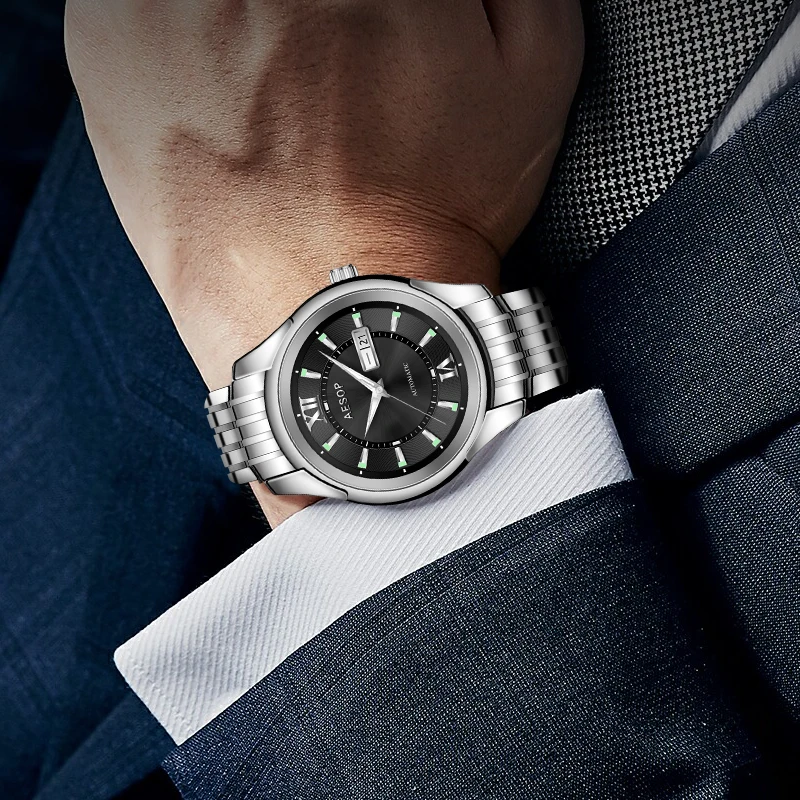 Новинка 2021 высококачественные мужские механические часы со светящимся