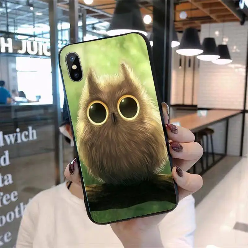 

Cute Owl Hearts Lover Phone Case for iPhone 11 12 pro XS MAX 8 7 6 6S Plus X 5S SE 2020 mini