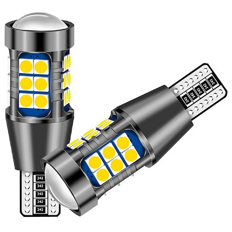 3030 27smd Canbus No Error Car Backup Reserve Light Auto Tail Brake Lamp Super Bright 1620lm White 12v
