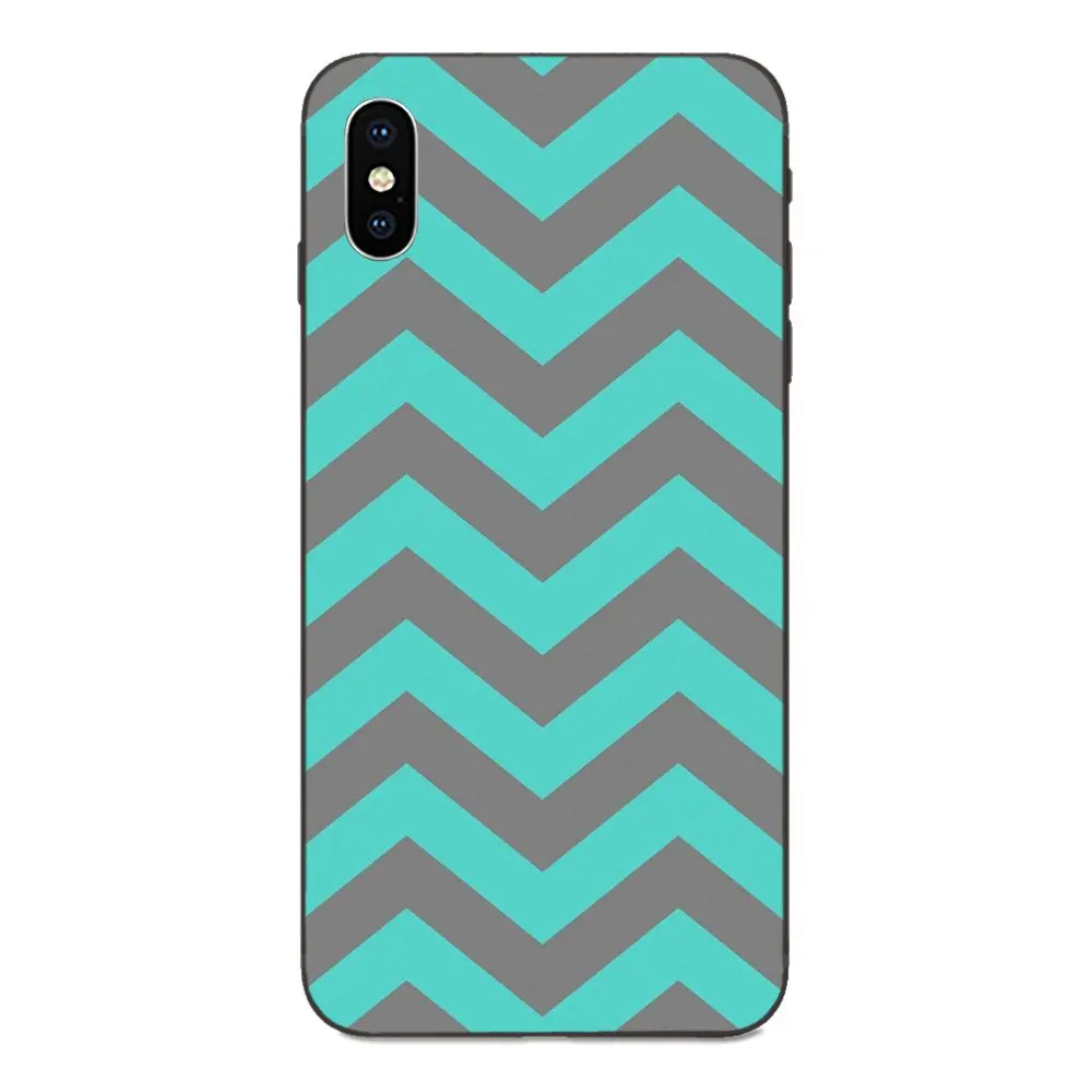 For Galaxy C5 C7 J1 J2 J3 J330 J5 J6 J7 J730 M20 M30 Ace Core Max Mini Plus Prime Pro Popular Case Seafoam Glitter Chevron Art | Мобильные