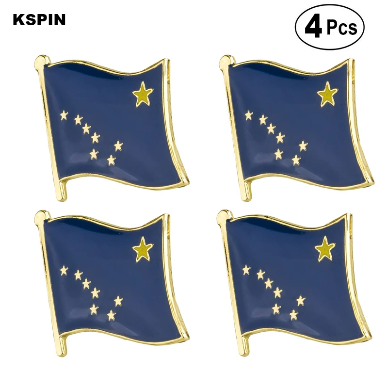 U.S.A Indiana Flag Pin Lapel Badge Brooch Icons 4pcs | Дом и сад