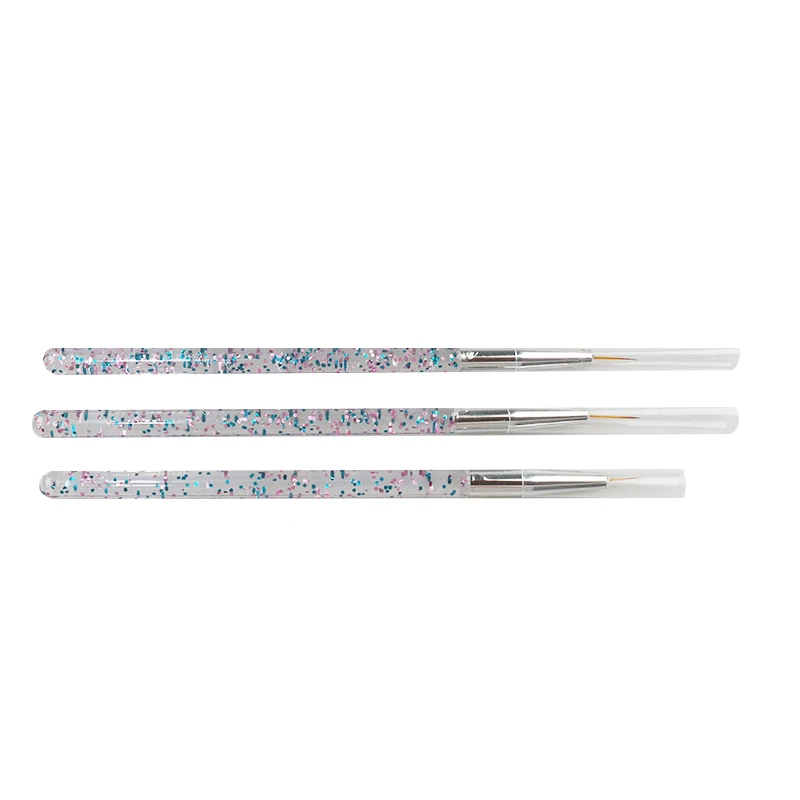 

3Pcs Acrylic French Stripe Nail Art Liner Brush Set Tips Manicure Ultra-thin Line Drawing Pen Gel Brushes Painting Tools art